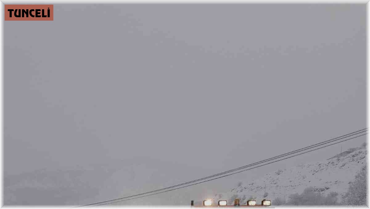 Tunceli-Erzincan yolu tır geçişine kapandı