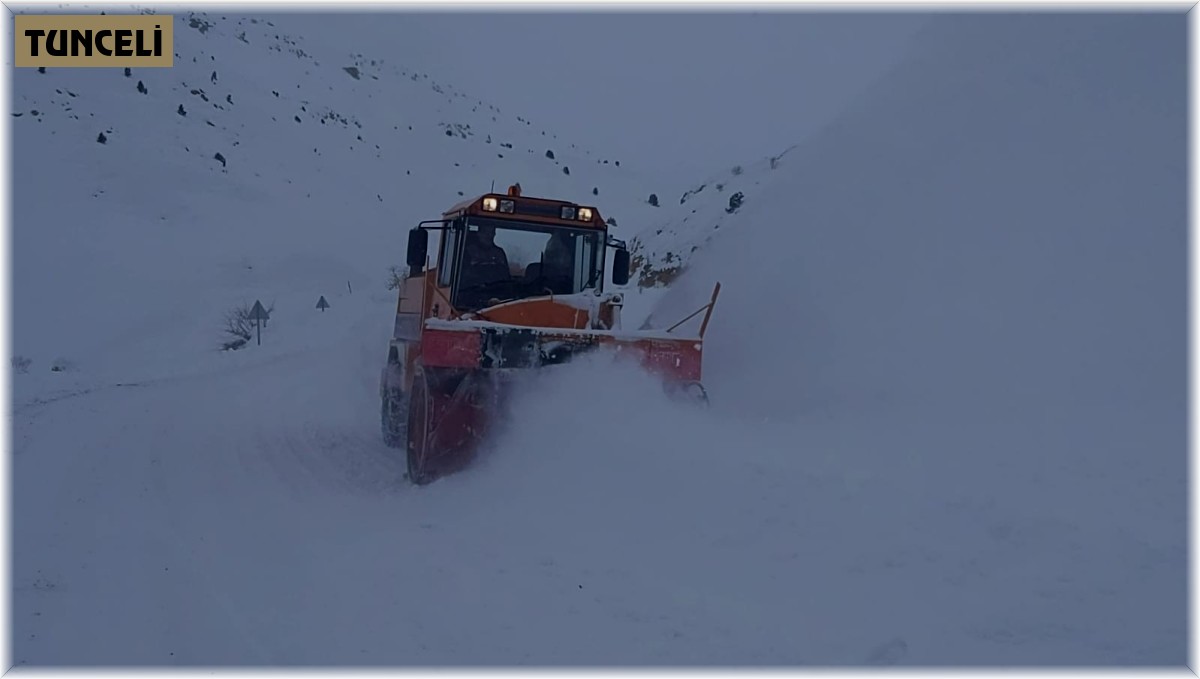 Tunceli-Hozat yolu araç trafiğine kapatıldı