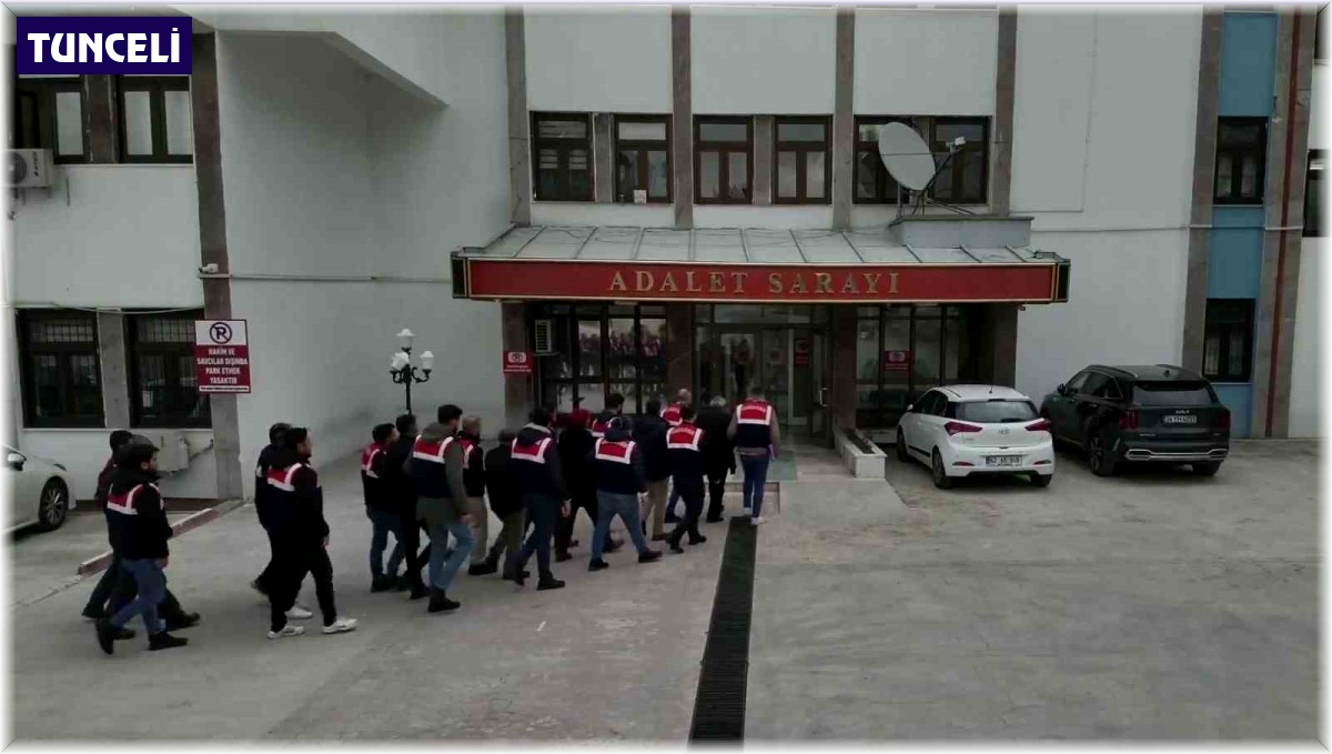 Tunceli merkezli 3 ilde PKK/KCK operasyonu: 14 gözaltı