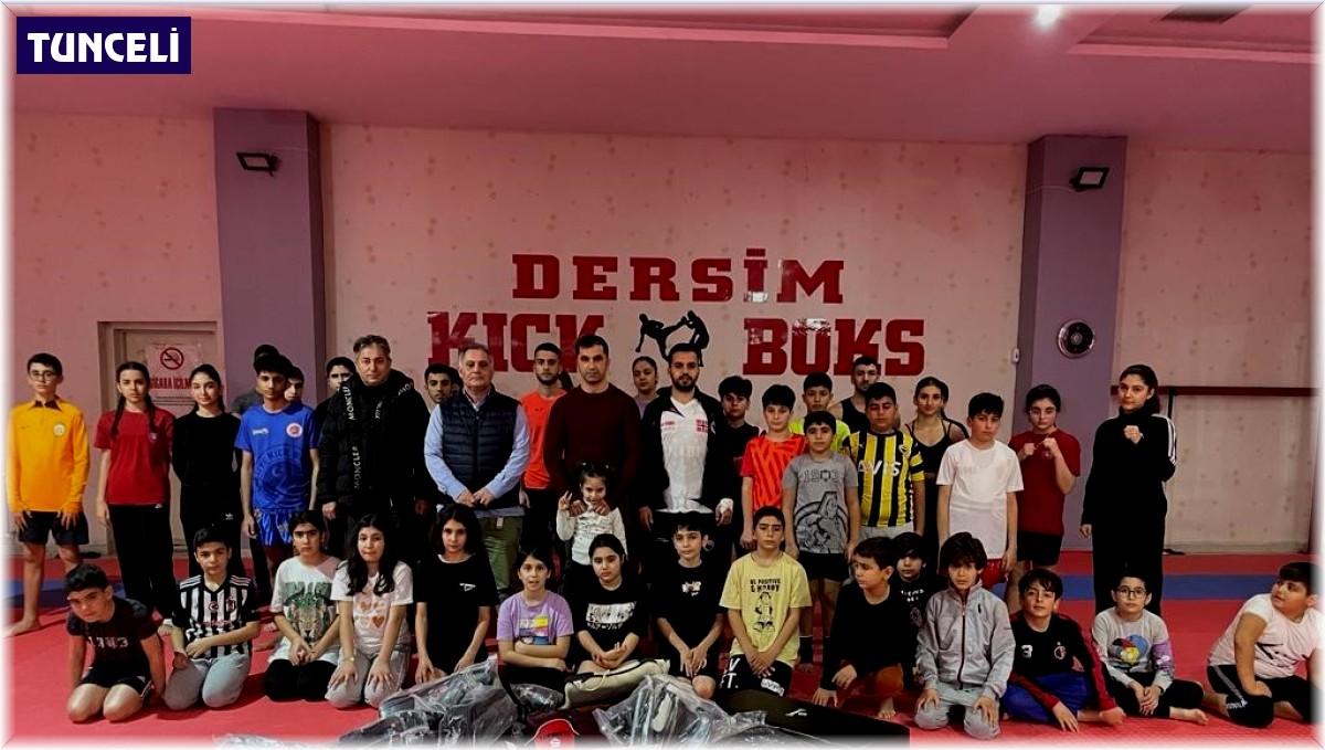 Tunceli'nin başarılı kulübüne yurt dışından malzeme desteği