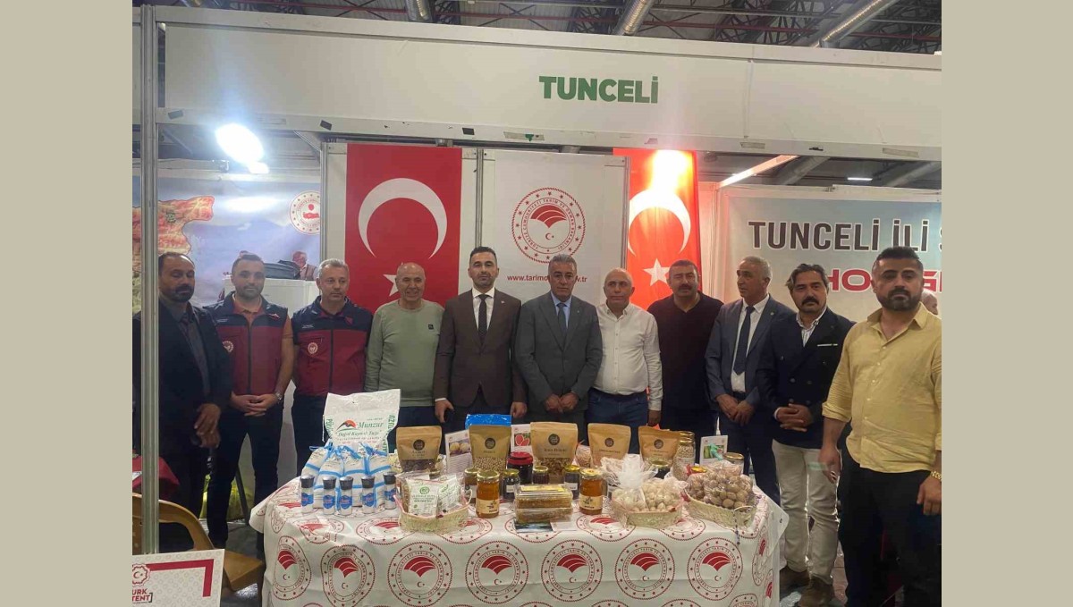Tunceli'nin yöresel ürünleri Elazığ'da tanıtıldı