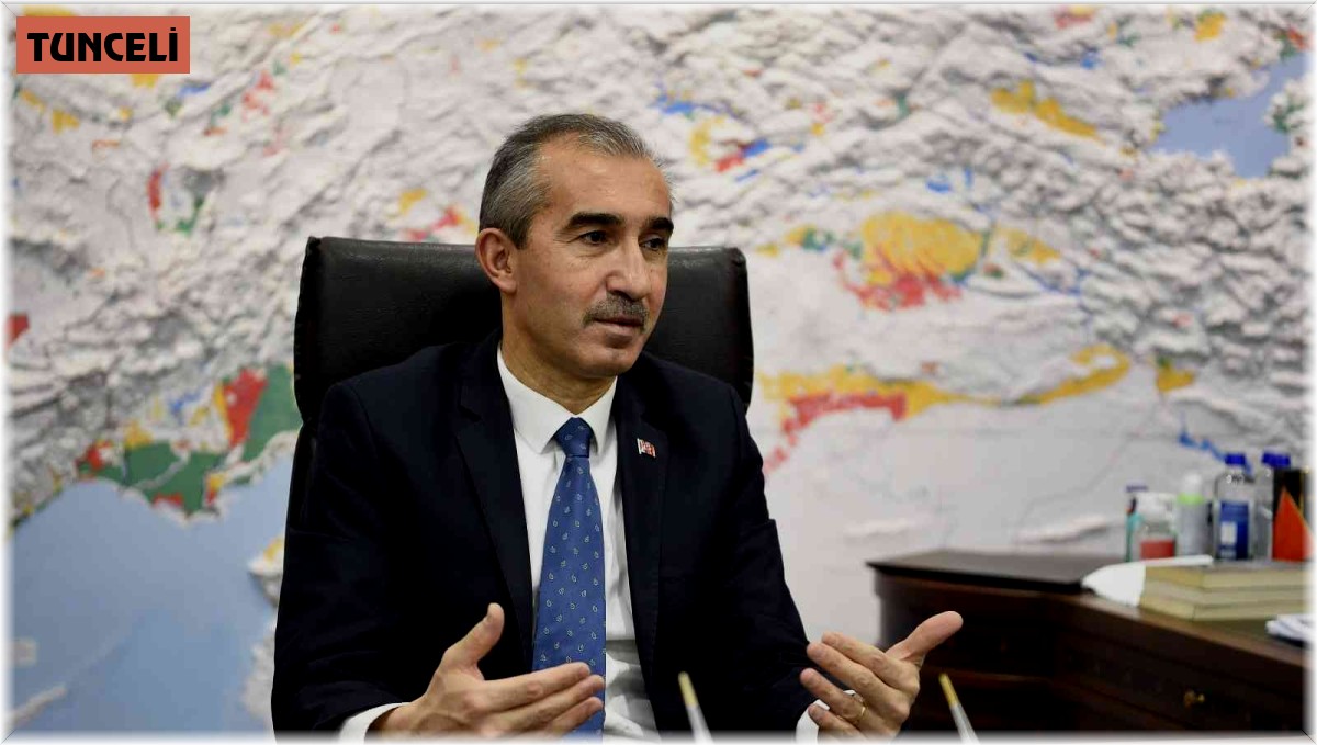 Tunceli Pertek Kacarlar sulama inşaatı devam ediyor