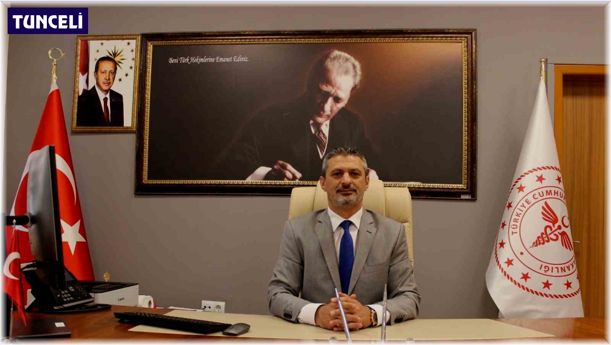 Tunceli Sağlık Müdürü Duran, sıcaklara karşı uyardı