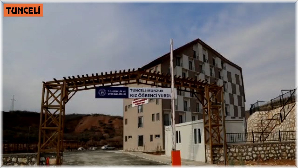 Tunceli vakıf binası öğrencilere yurt oldu