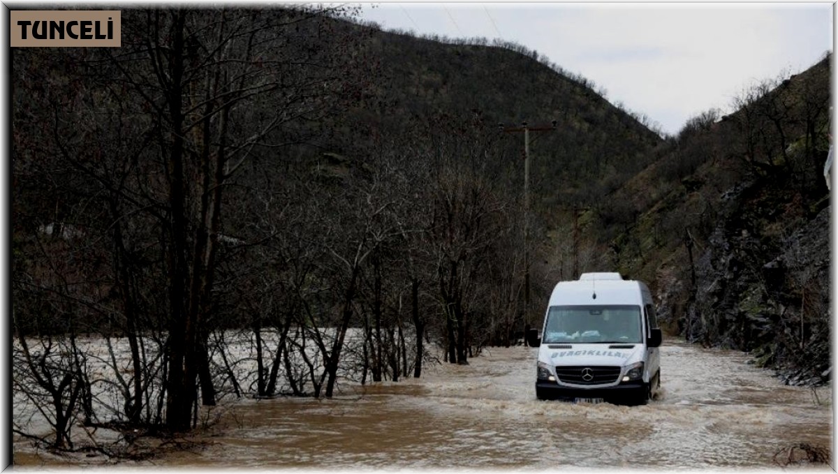 Tunceli Valiliği, sağanak yağış ve taşkınlara karşı uyardı