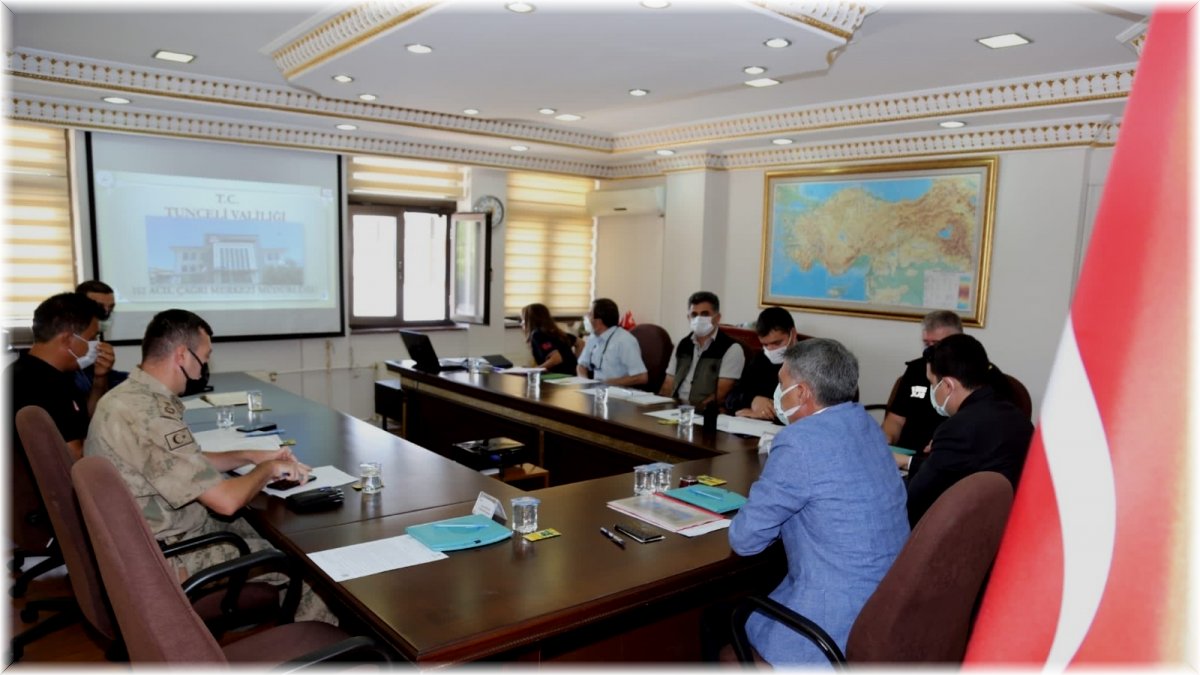 Tunceli’de Acil Çağrı Hizmetleri İl Koordinasyon Kurulu toplantısı yapıldı
