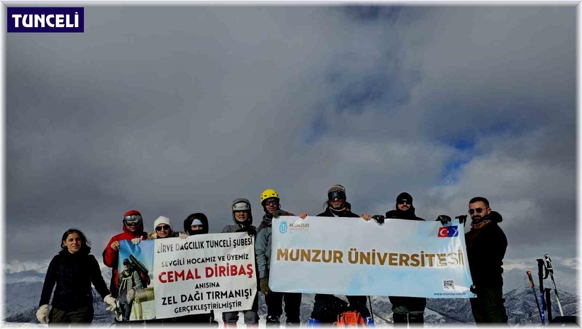 Tuncelili akademisyen anısına tırmanış