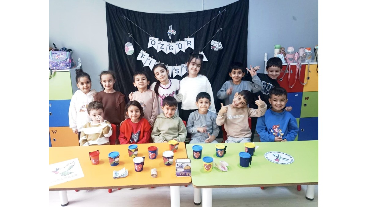 Tuncelili miniklerden Gazze'deki çocuklara anlamlı destek