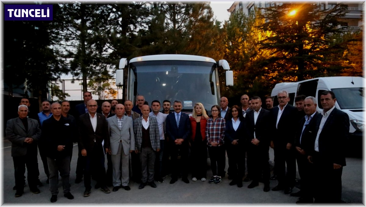 Tuncelili muhtarlar 'Muhtar Evi' için yola çıktı
