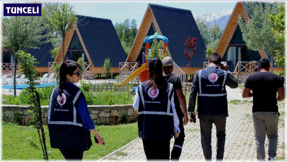 Turizm sezonu öncesi Ovacık'ta denetim