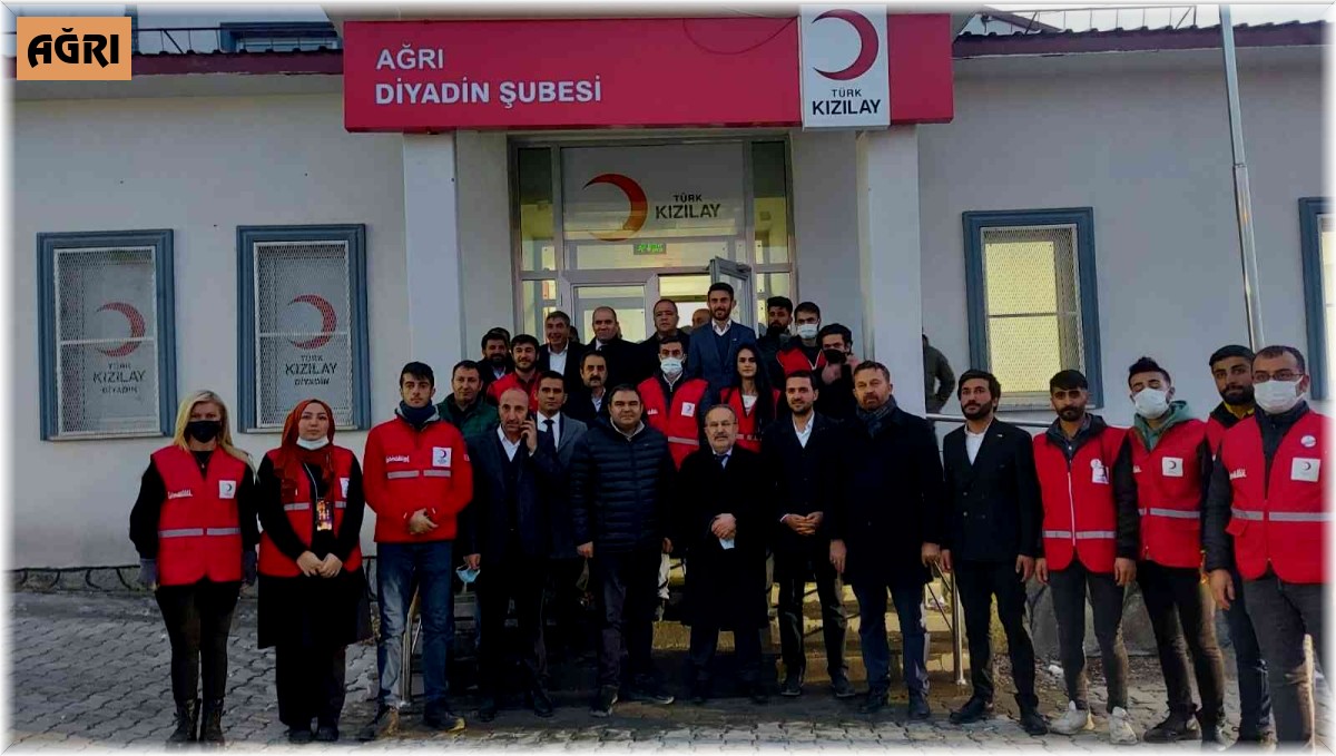 Türk Kızılayı, Diyadin’de ihtiyaç sahipleri için hizmet vermeye başladı