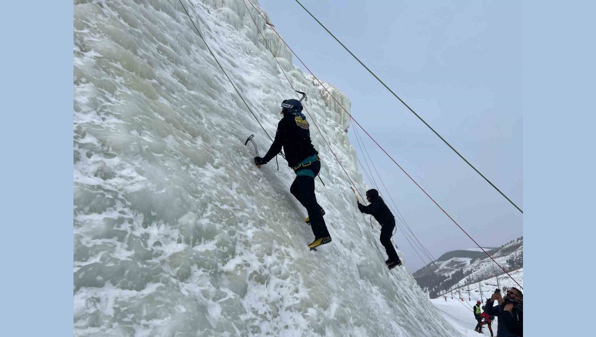 Türkiye Buz Tırmanışı şampiyonası Erzurum'da başladı