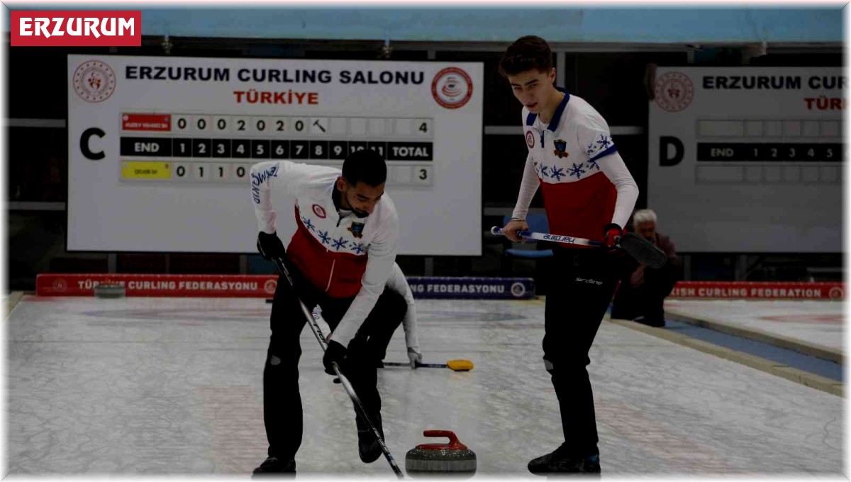 Türkiye Curling Süper Lig Finali Erzurum'da yapıldı