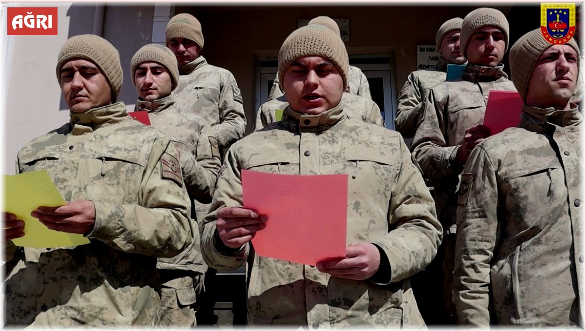 Türkiye-İran sınırında görevli askerler çocukların mektubuyla duygulandı