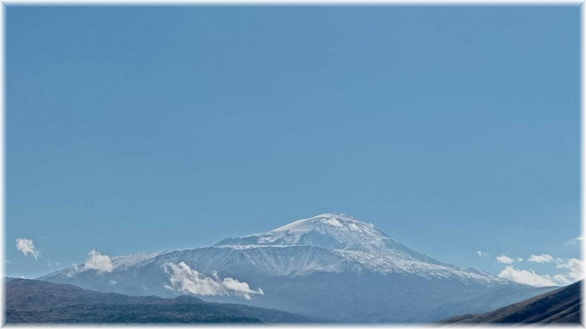 Türkiye'nin çatısına yağan kar, sis kalkınca ortaya çıktı