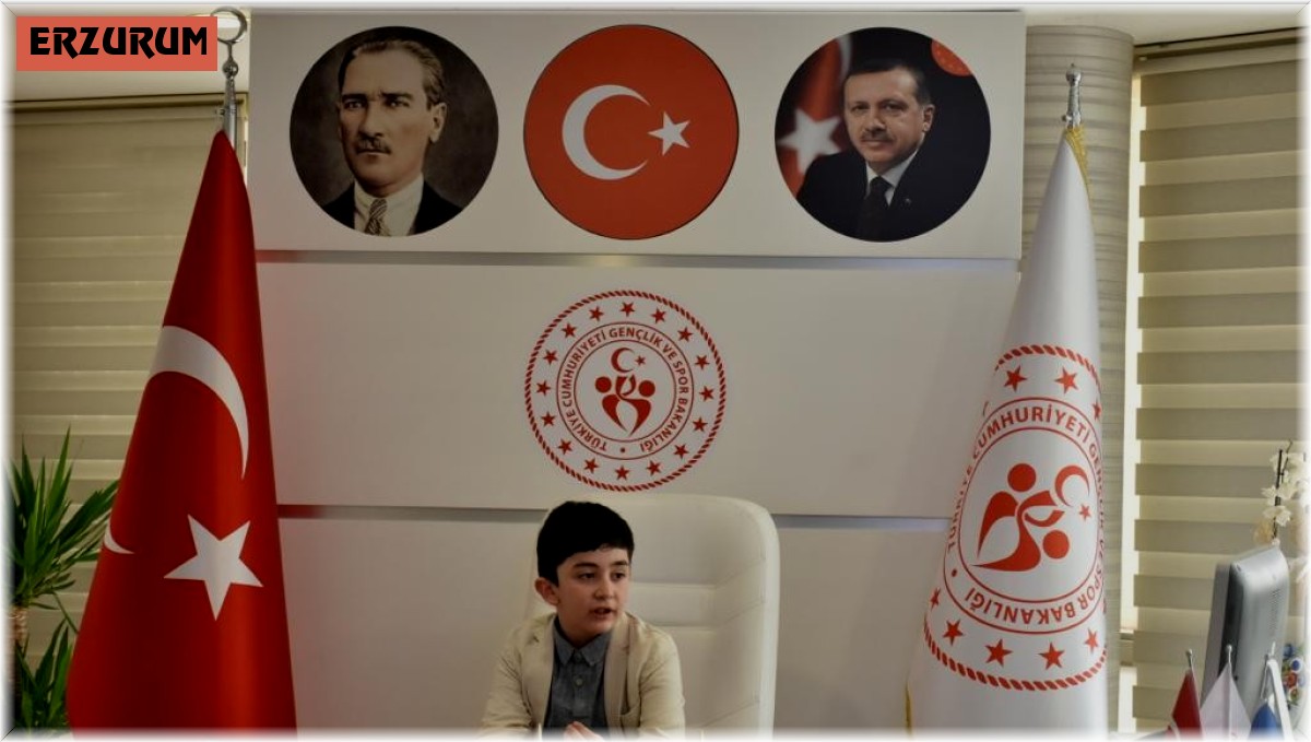 Türkiye'nin en küçük spor müdürü