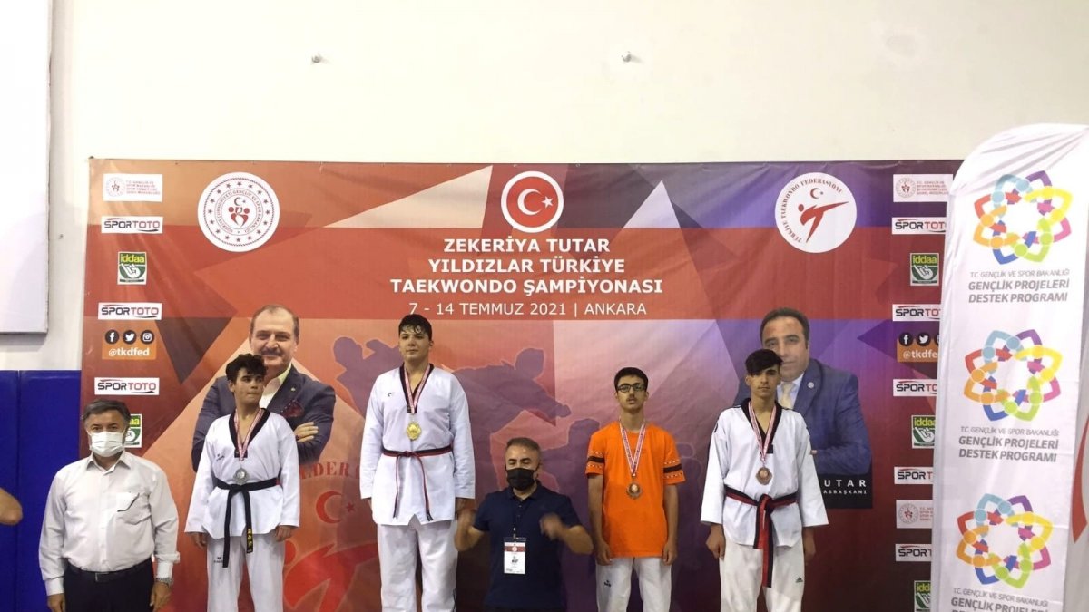 Türkiye Taekwondo Şampiyonasında Elazığlı sporcu 3'üncü oldu