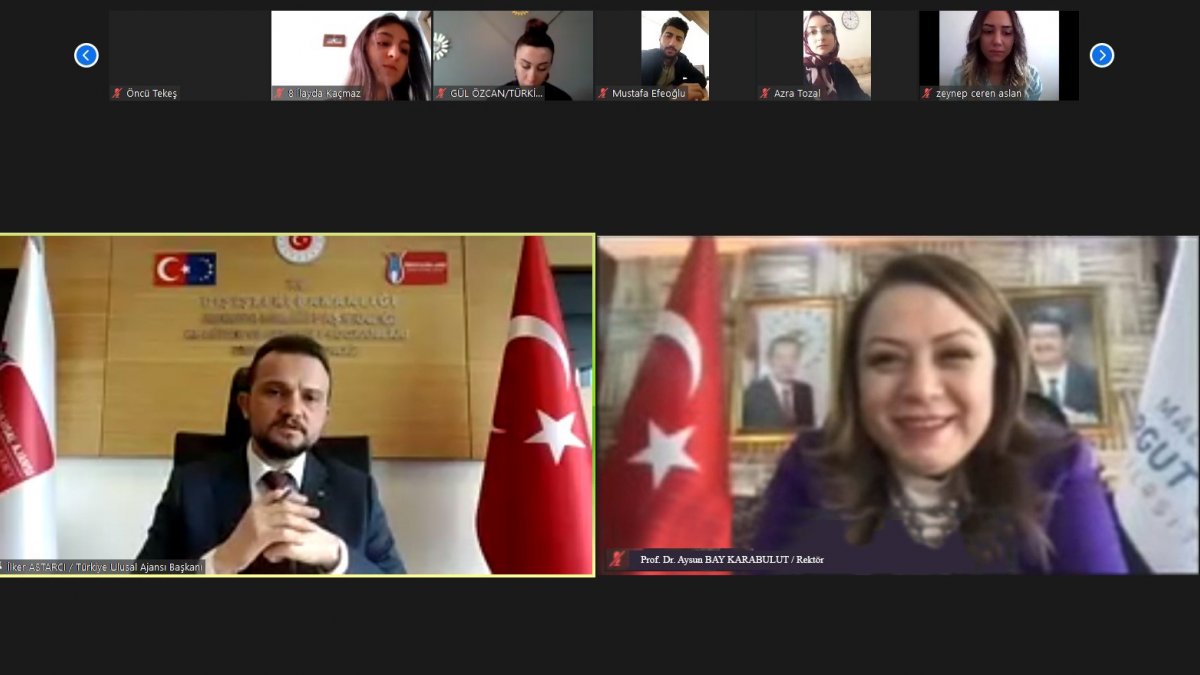 Türkiye Ulusal Ajans Başkanı Astarcı MTÜ'ye konuk oldu