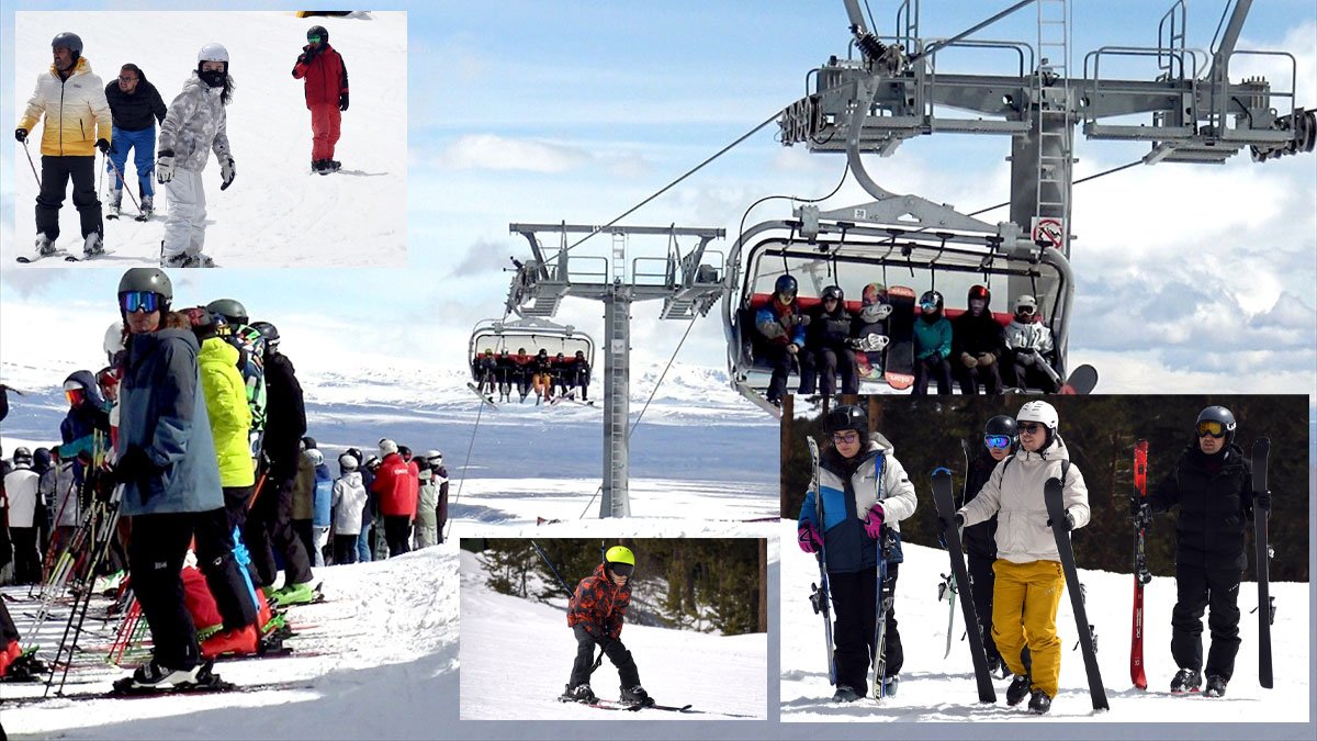 Türkiye’de birçok merkezde sezon bitti, Sarıkamış’ta nisanda kayak keyfi sürüyor