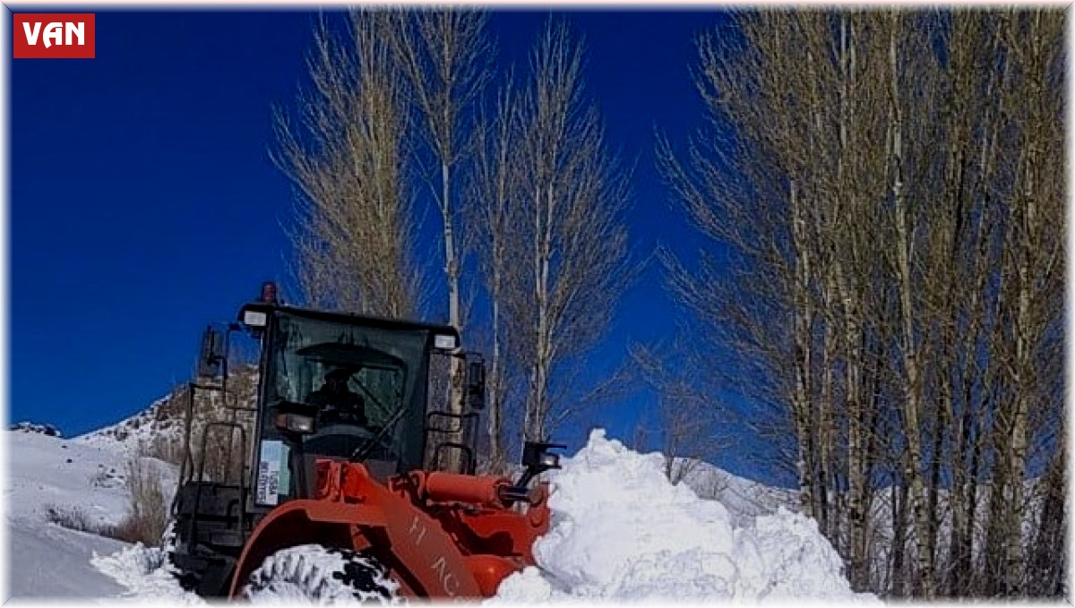 Tuşba Belediyesi'nden karla mücadele çalışması