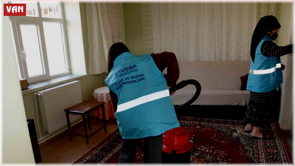 Tuşba Belediyesinden 'evde temizlik' hizmeti