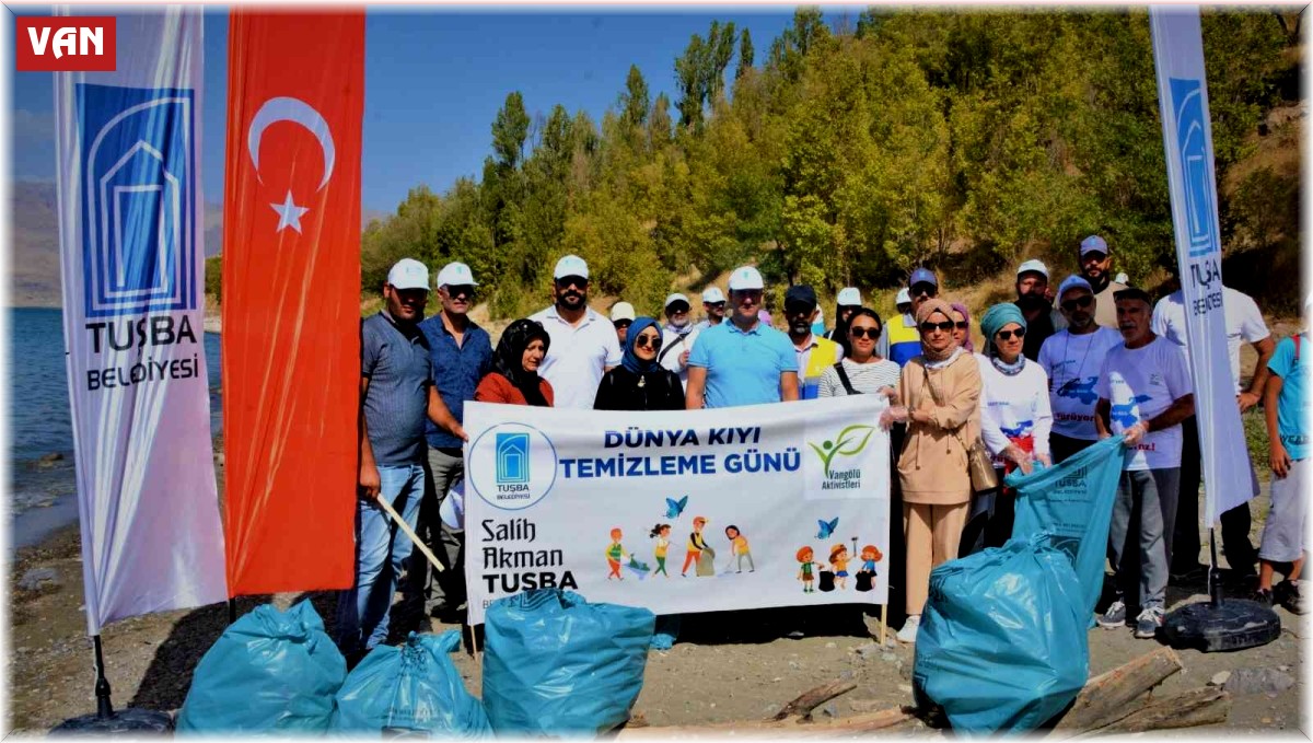 Tuşba Belediyesinden 'Uluslararası Kıyı Temizleme Günü' etkinliği