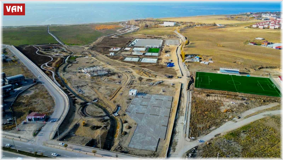 Tuşba'ya değer katacak dev eserin yapımı hızla devam ediyor