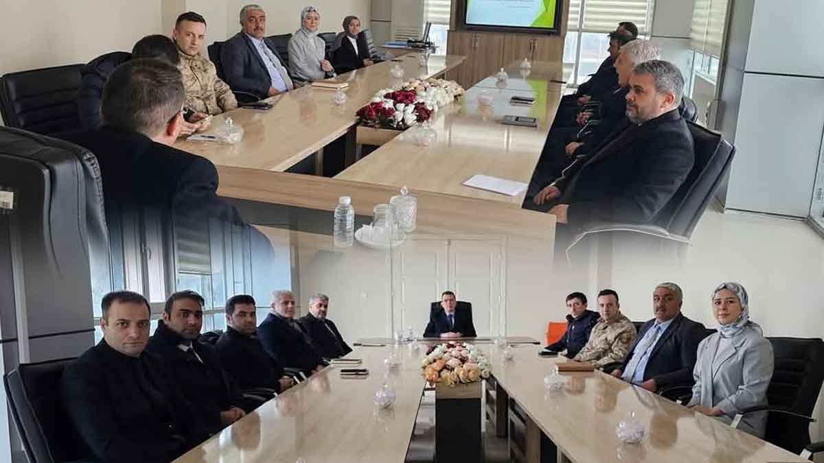Tutak'ta Uyuşturucuyla Mücadele İçin 3 Önemli Başlık Masaya Yatırıldı