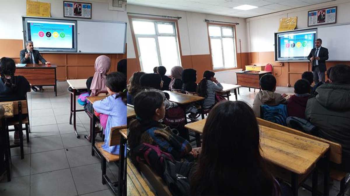 Tutak’ta Ortaokul Öğrencilerine "Dijital Bağımlılıkla Mücadele" Semineri