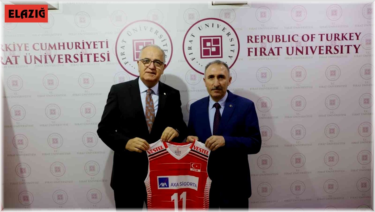 TVF Başkanı Üstündağ, rektör Göktaş ile bir araya geldi