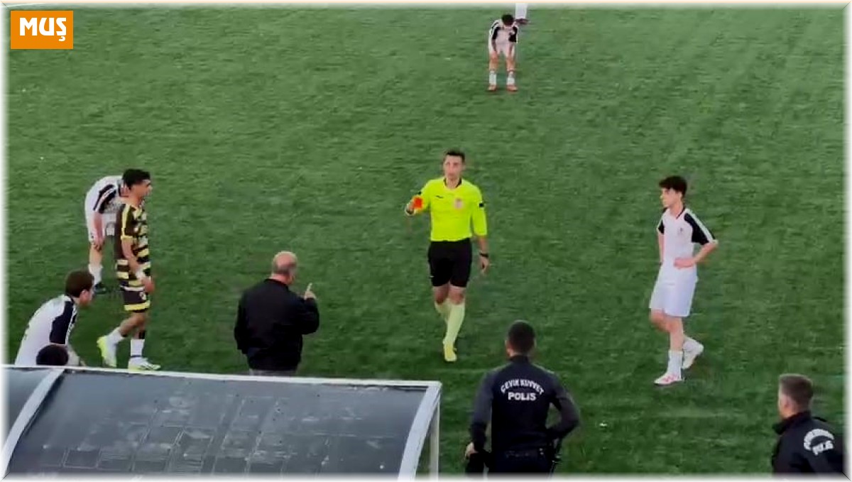 U-16 Ligi müsabakasında hakeme tokat atıldı