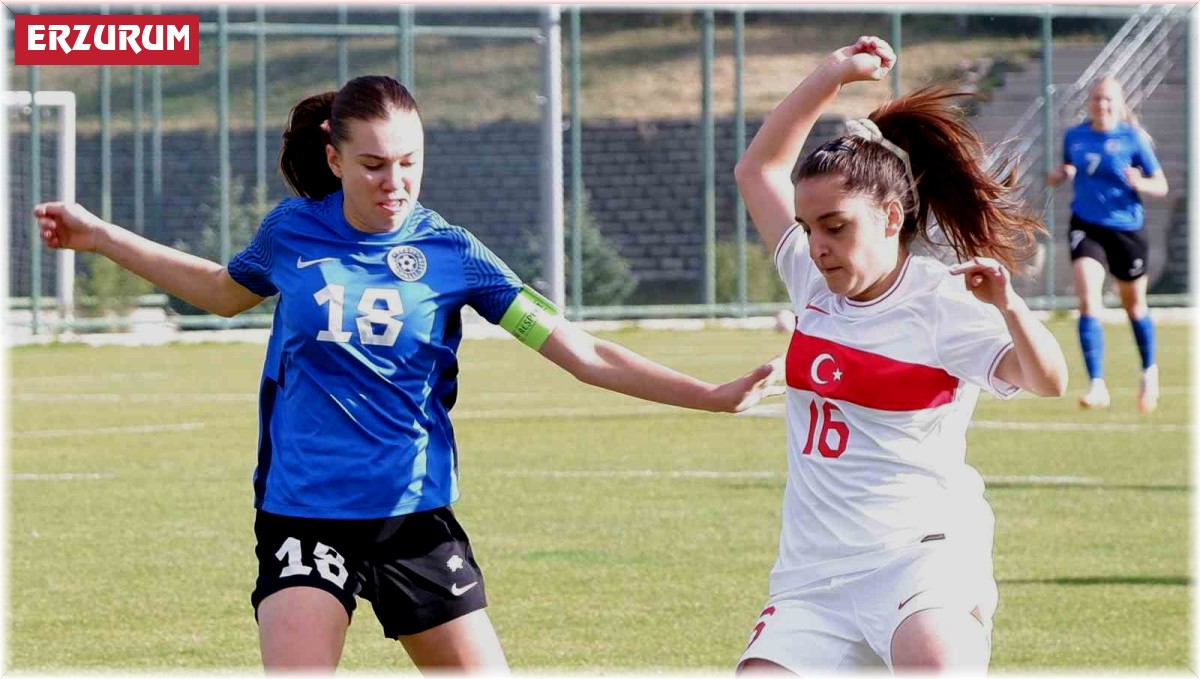 U19 Kadın Milli Futbol Takımı, Estonya'yı 3-2 yendi