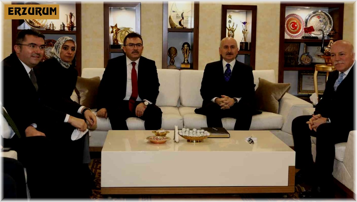 Ulaştırma ve Altyapı Bakanı Karaismailoğlu'ndan Büyükşehir'e ziyaret