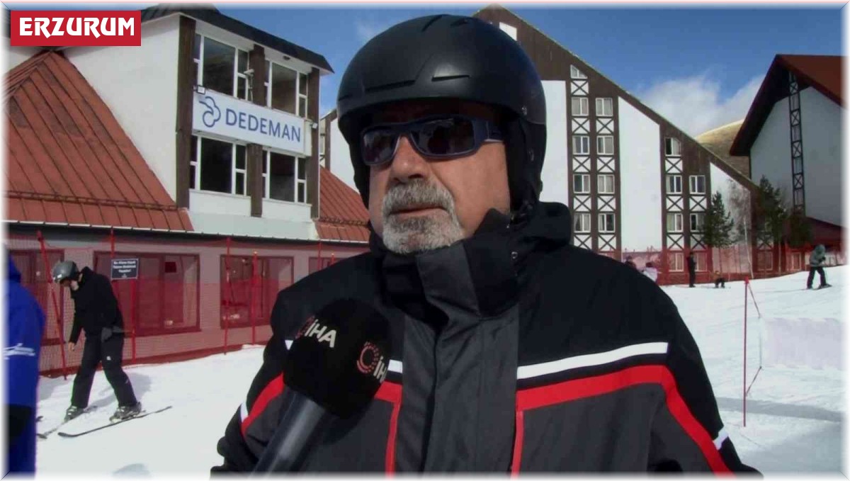 Uludağ'da kar olmayınca kayağın adresi Palandöken oldu