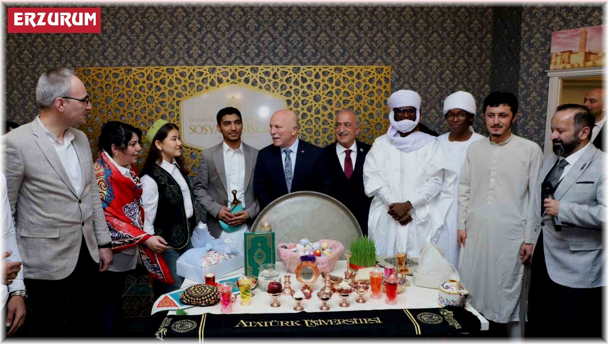 Uluslararası öğrenciler Erzurum'da iftar yemeğinde buluştu