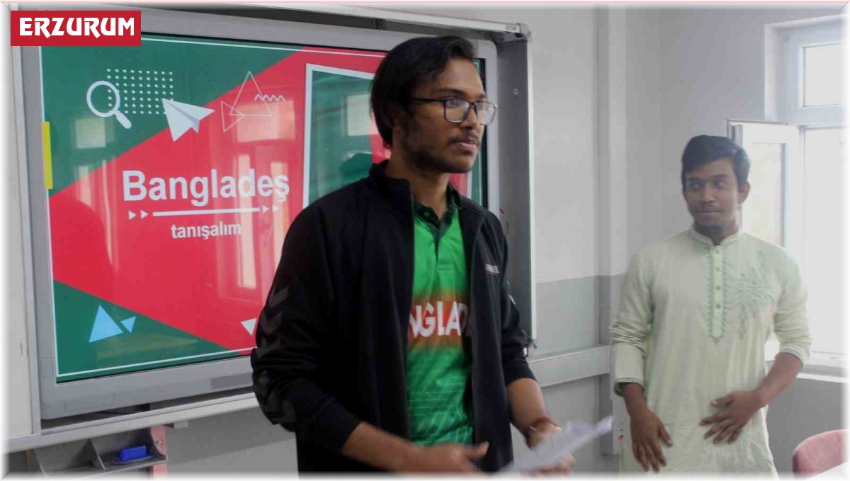 Uluslararası öğrenciler tanıttılar