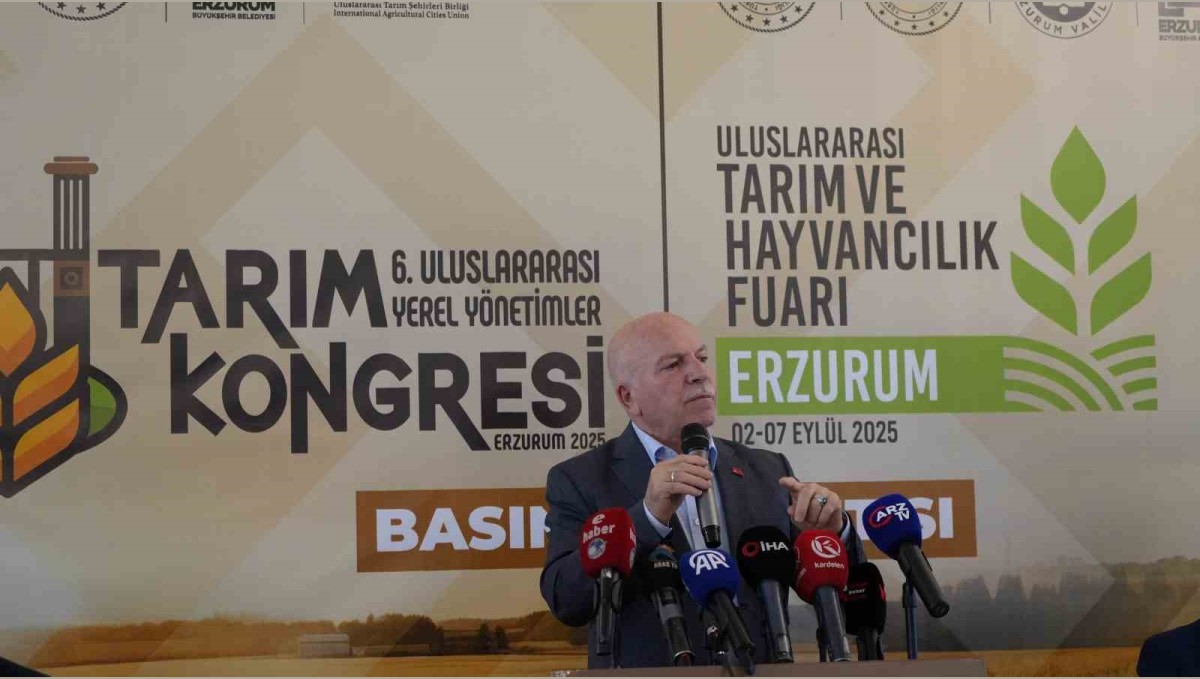 Uluslararası Tarım Fuarı ve Tarım Kongresi Erzurum'da kapılarını açıyor