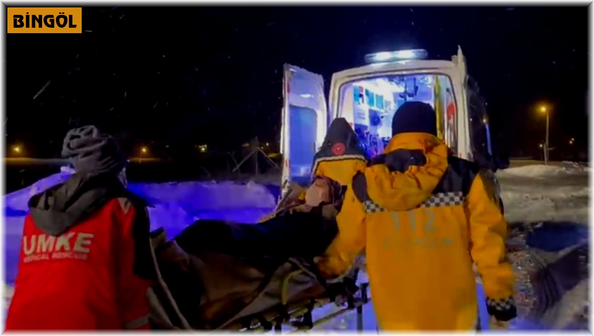 UMKE, 9 aylık hamile kadın için seferber oldu