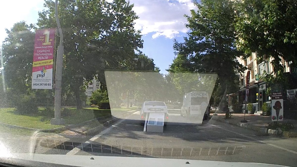 Umursamaz sürücünün trafikteki tehlikeli yolculuğu