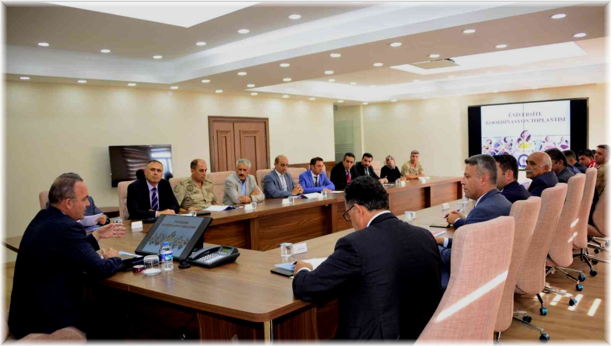 Üniversite Koordinasyon Toplantısı yapıldı