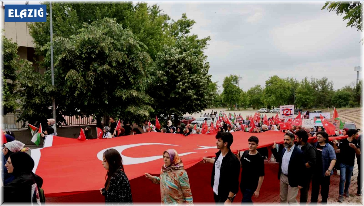 Üniversite öğrencileri Filistin için yürüdü