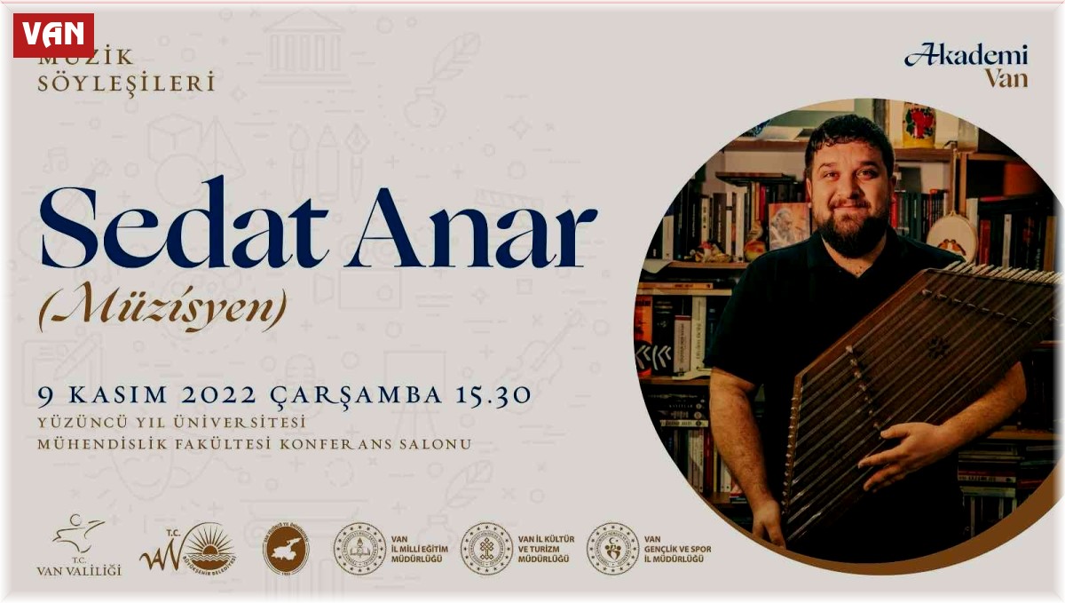 Ünlü müzisyen Sedat Anar gençlerle buluşacak