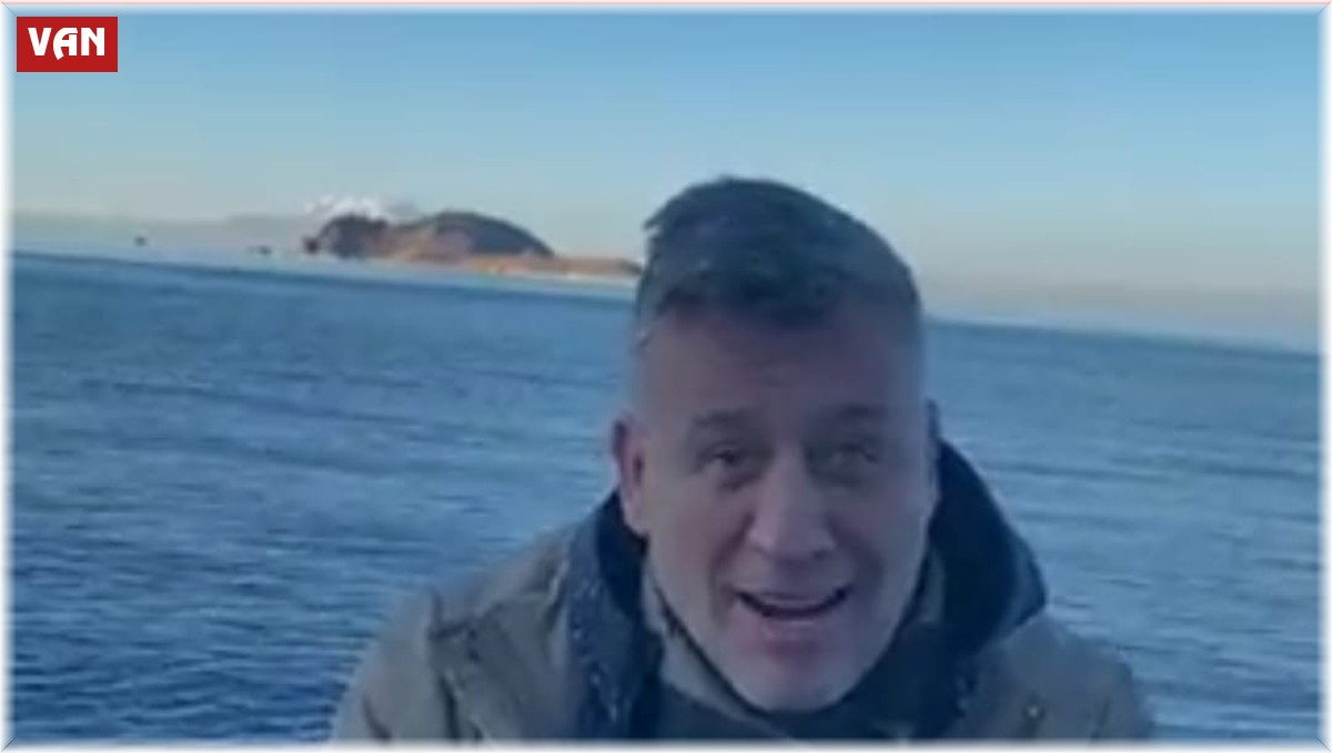 Ünlü sanatçı Metin Şentürk "Van Gölü canavarı"nı aramaya çıktı