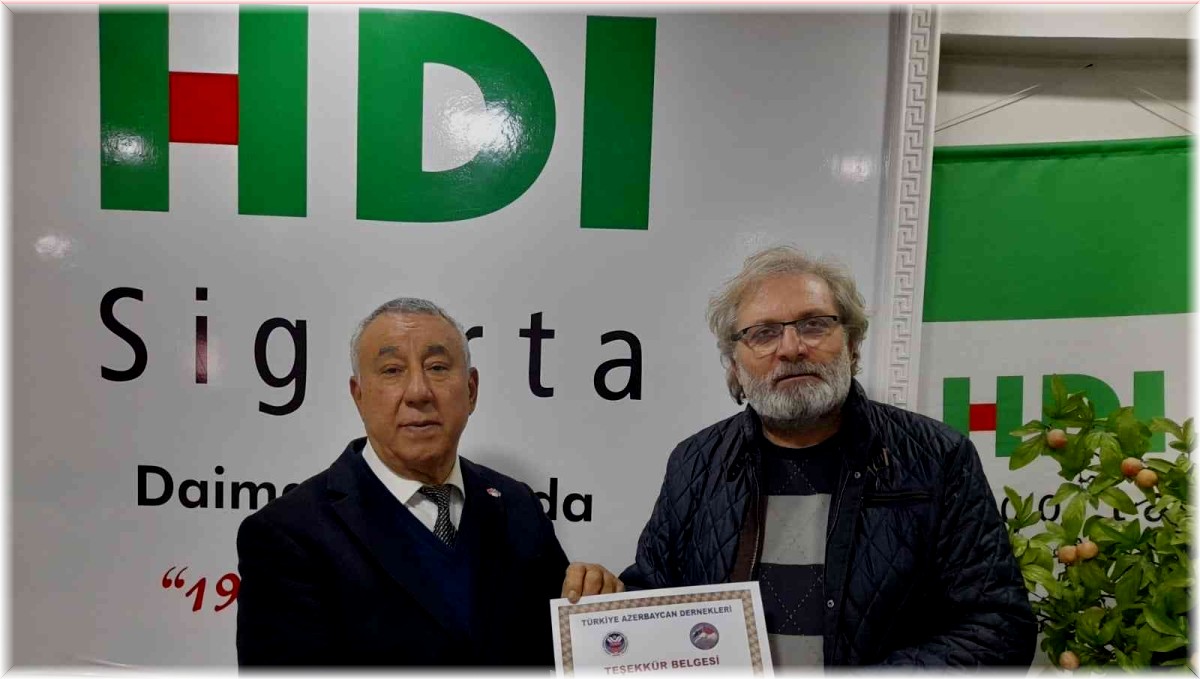 Ünsal'dan Kişi'ye teşekkür belgesi