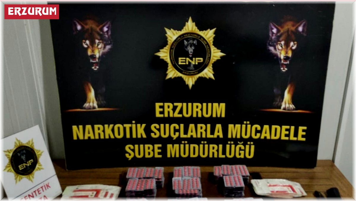 Uyuşturucu hap ele geçirildi