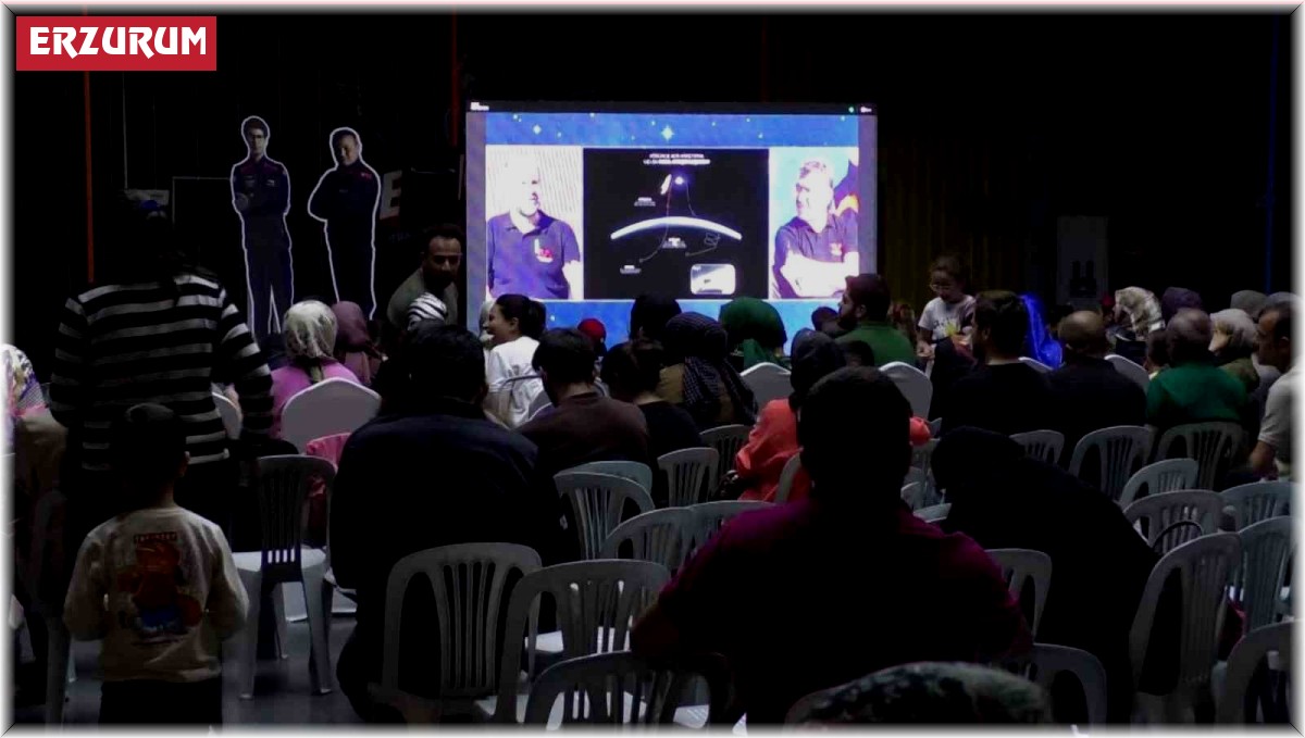 Uzay yolculuğu Erzurum'da canlı olarak takip edildi