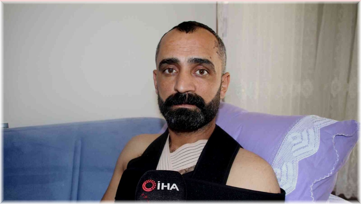 Üzerine 10'uncu kattan kadın düşen adam, hastaneden taburcu oldu