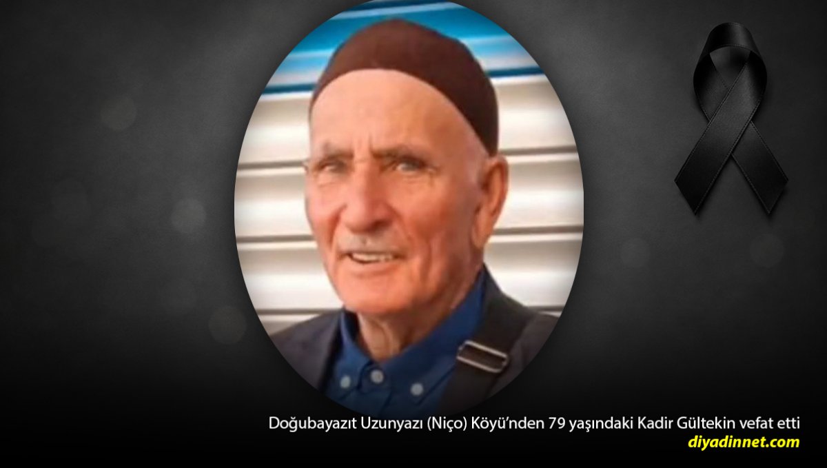 Uzunyazı Köyü'nden Acı Haber: 79 Yaşındaki Kadir Gültekin Hayatını Kaybetti