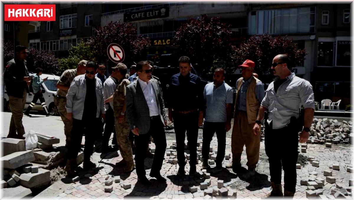 Vali Akbıyık çalışmaları denetledi