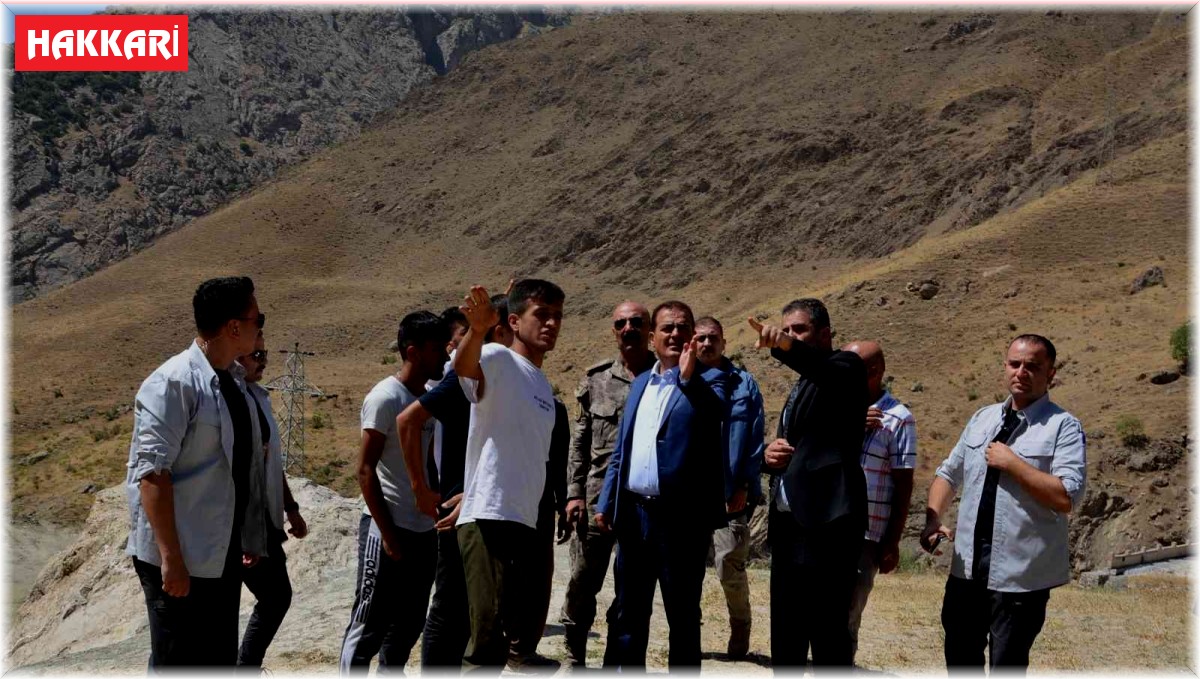 Vali Akbıyık, hafriyat döküm alanını denetledi